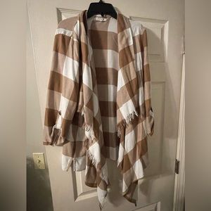 Plaid Cardigan Size M